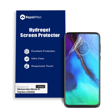 Motorola Moto G Stylus (2020) Compatible Premium Hydrogel Screen Protector With Full Coverage Ultra HD